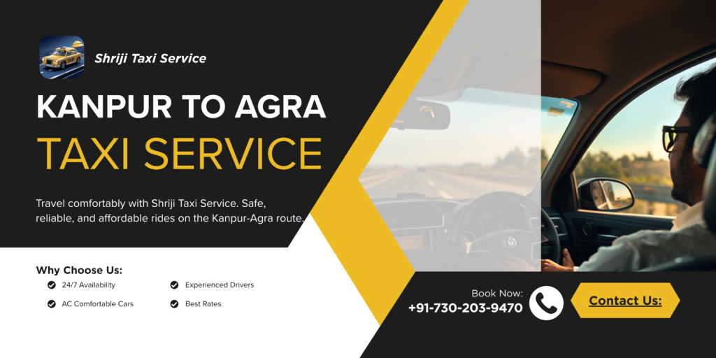 Kanpur to Noida cab, Shriji Taxi Service, cheap taxi Kanpur to Noida, outstation cab service, Noida cab booking